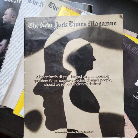 The New York Times Magazine Bundle Lot 9 Magazines RANDOM DATES Reading bundle - Picture 2 of 13